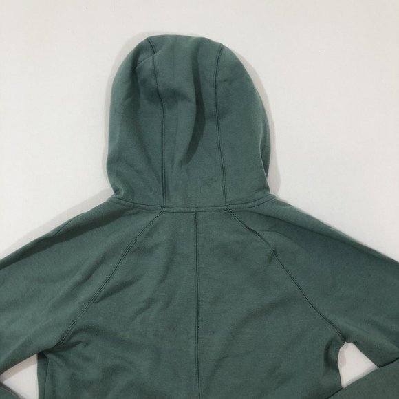 North Face Women's Green Hoodie Sweater Medium Wash Reg Fit Size Small S - Picture 12 of 12